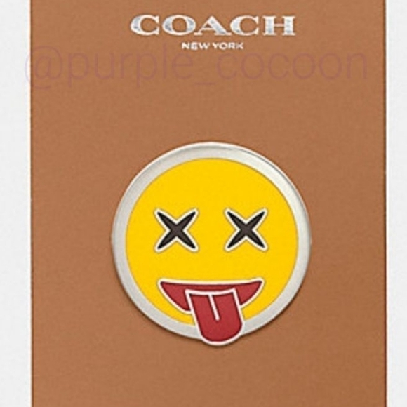 Coach Classic Emoji Pin - Picture 1 of 1